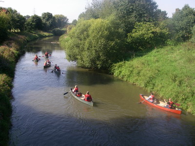 Nidda kurz nach dem Einstieg